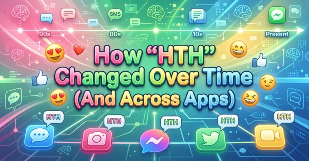 How “HTH” Changed Over Time (And Across Apps)